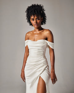 rebecca dress designer Arya Gown 4 / Light Ivory